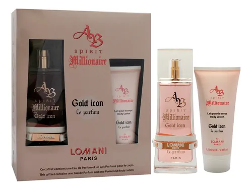 Perfume Lomani Ab Spirit Millionaire Le Parfum Gold Icon Wom