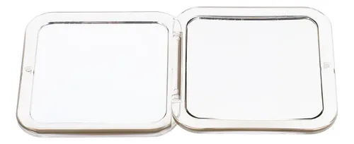 Mini Espejo De Bolsillo Aumento 10x, Compacto Y Plegable
