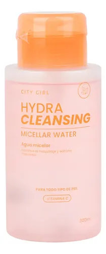 Agua Micelar Hydra Cleansing City Girl Vitamina C 300ml