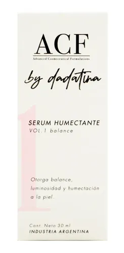 Acf Dadatina Serum Vol 1 Balance Humectante Facial 6c