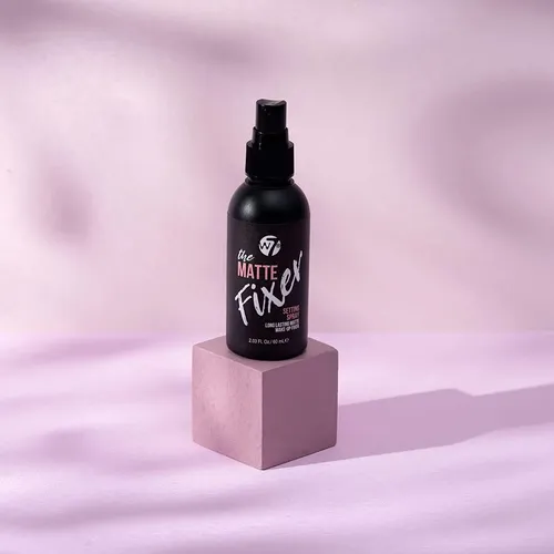 Spray Fijador De Maquillaje W7 Con Acabado Mate, 2 X 60 Ml