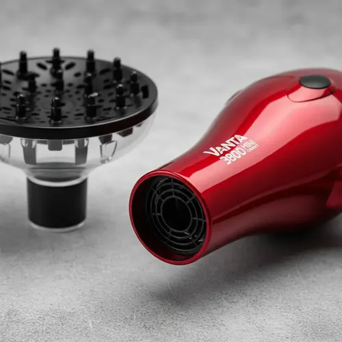 Vanta Secador 3800 Mini compact + difusor VANTA Universal Color Rojo