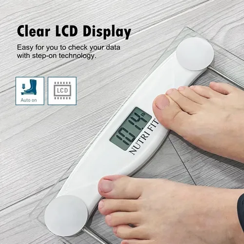 Balanza Digital De Baño Nutri Fit Para Peso Corporal De 150