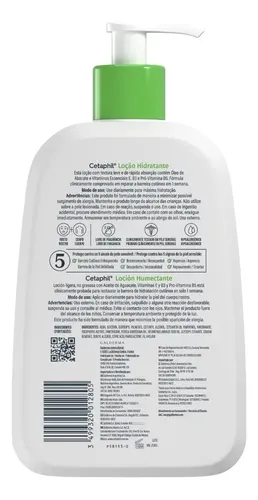 Loción Hidratante Cetaphil Piel Sensible Normal A Seca 473ml