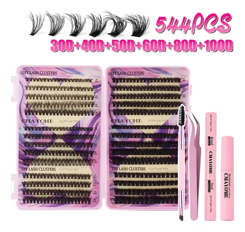 [jjm] Kit Cmayome 544pzas 30-100d, 6 Estilos + Pegamento