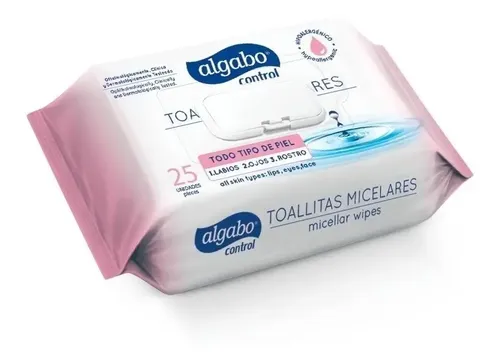Algabo Toallitas Wipes X25u. Micelar