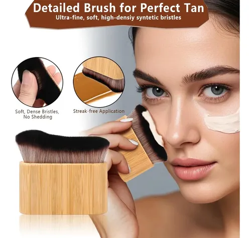 Kit 4 En 1 Guante De Terciopelo Para Bronceado