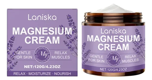 Crema Corporal De Magnesio Laniska: Calmante Y Refrescante
