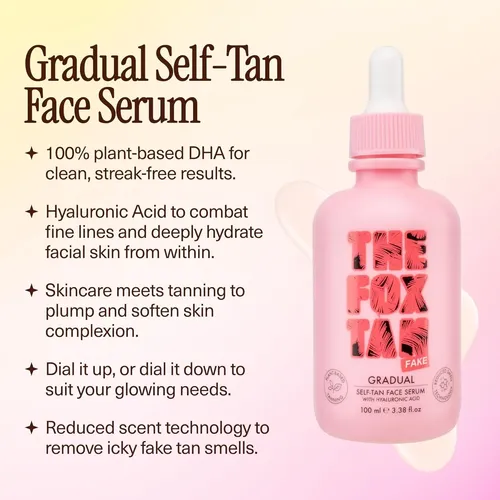 Serum Autobronceador Gradual The Fox Tan Rostro 100ml