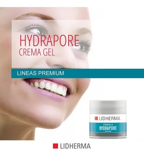 Lidherma Hydrapore Crema Gel Facial 50g Antiedad Todo Tipo de Piel