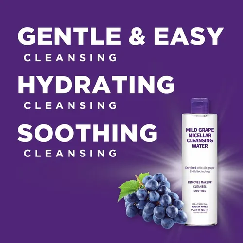 Agua Micelar Suave Farmskin Con Uva 300 Ml