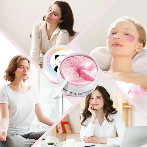 Parches De Hidrogel For Ojos, Colágeno, Antiojeras, .