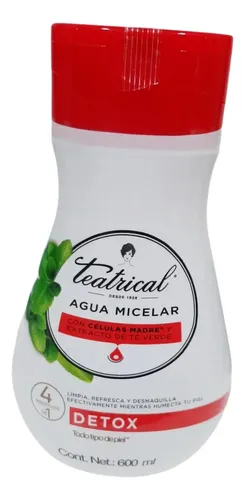 Agua Micelar Teatrical Detox 600 Ml