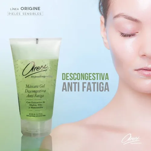 Arex Mascarilla Gel Descongestiva Atenúa Expresion Tipo de piel Sensible