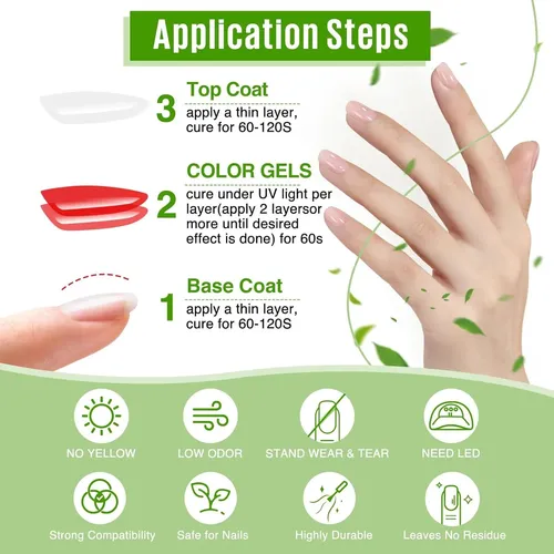Mefa Set Base Y Top Coat Gel 15 Ml