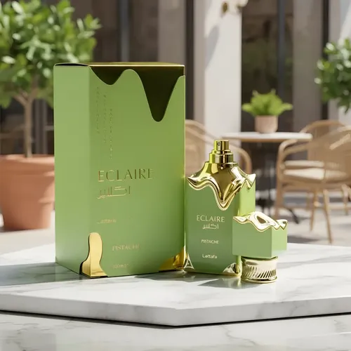 Perfume Eclaire Pistache Lattafa 100ml Edp Mujer Gourmand