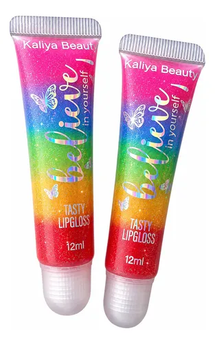 Rainbow Believeinyourself Brillo Labial