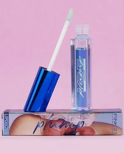 Lip Gloss Pink21 Voluminizador Hidratante Color Cristal 6ml