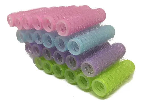 Rulos Para Cabello The Um24 Mini Autoajustables 24 Piezas