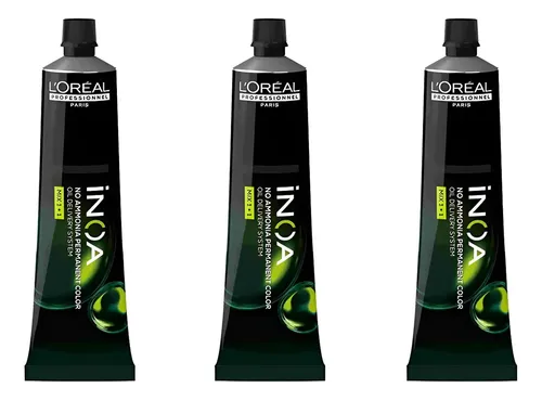 Kit Tintura Loreal Inoa Sin Amoniaco Profesional 60gr X3 – A Elección