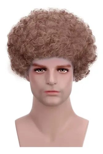 Payaso Sintético Afro Esponjoso De Belleza Sin Peluca Para C