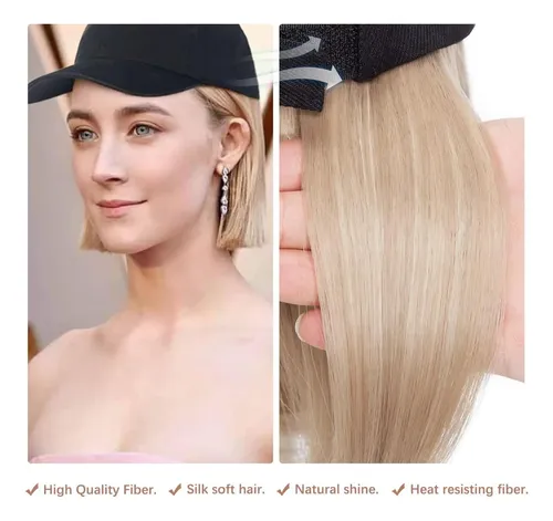 Capilla De Béisbol Sego Con Extensiones De Cabello Para Al 1