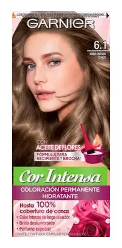 Tintura Cor Intensa Aceite De Flores 6.1 Rubio Oscuro 20vol.