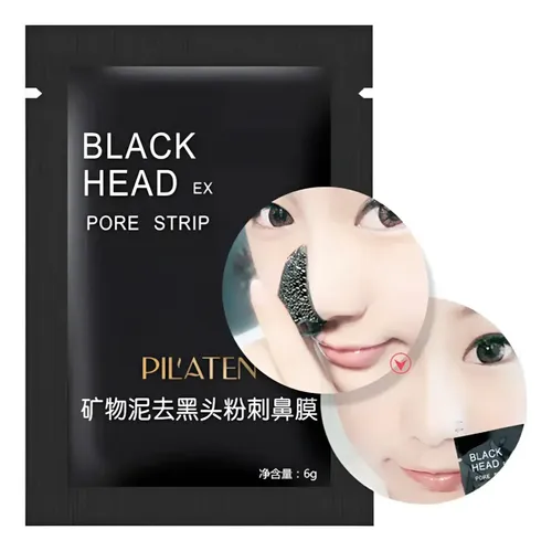Parche X10 Puntos Negros Nariz Rostro Mascarilla Limpieza Tipo de piel Normal a grasa