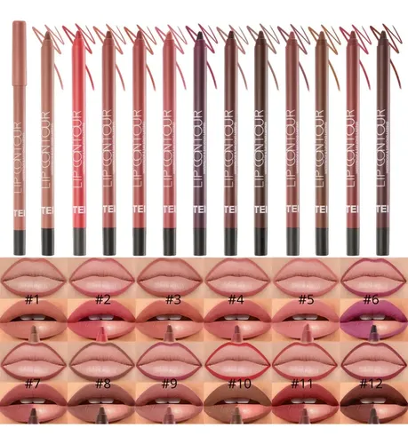 Set X3 Lapiz Delineador De Labios Lip Contour Tei Cosmetica