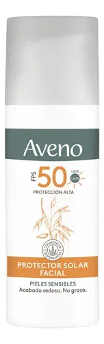 Aveno Protector Solar Gel Facial Fps 50 Para Piel Sensible