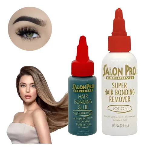 Set De Adhesivo Y Removedor De Extensiones De Cabello De 30