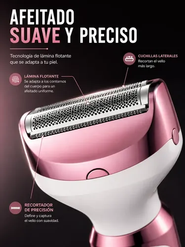 Depiladora Electrica Mujer Pelo Facial Cejas Bikini Piernas