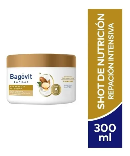 Bagovit Mascara Reparacion Intensiva Cabello Dañado 300 Ml