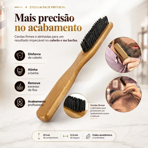 Peine Profesional Para Cabello Y Barba Brown Premium