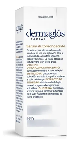 Serum Autobronceante Dermaglós Facial 25 Ml