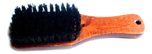 Cepillo Madera Cabello Barbero Profesional Cerdas Naturales