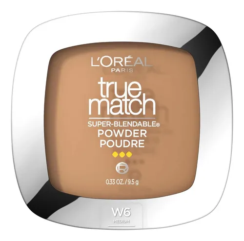 Polvo True Match L’oreal Paris W6 Medium 0.33 Oz Compacto