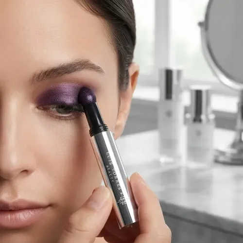 Sombra en Lápiz Esponja Beauty Creations Luis Torres: Multicolor, Acabado Natural y a Prueba de Agua