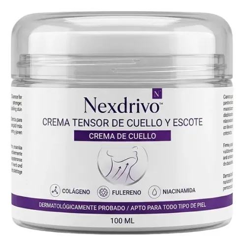 Crema Cuello Nexdrivo Retinol Reafirmante Rodillo 100ml