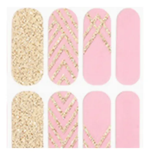 16 Piezas De Parches De Envolturas De Uñas De Gel Estilo G
