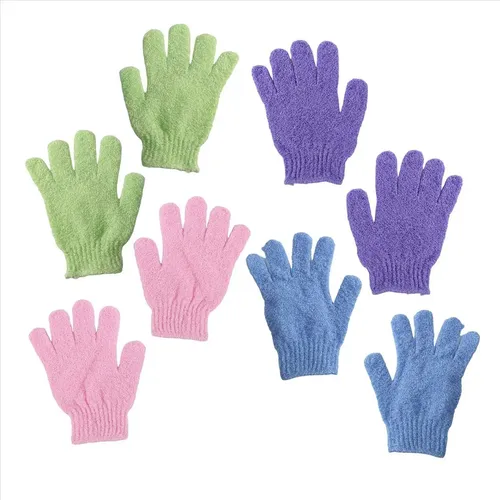 4 Pares De Guantes Para Ducha Y Baño Wash Skin Spa & Body Sc