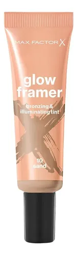 Tinta Bronzer e Iluminadora Max Factor Glow Framer Sand 10