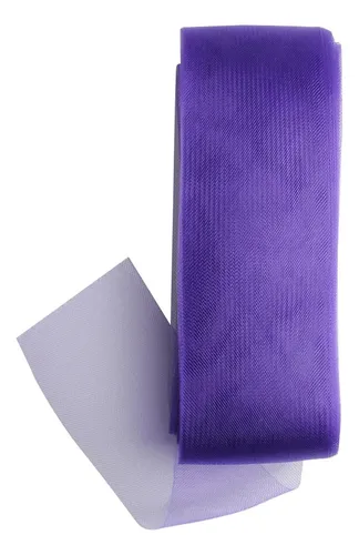 Sombrerería Crinoline Flexible De Pelo De Morado Oscuro