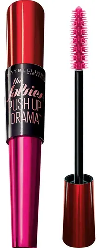 Máscara De Pestañas Falsies Push Up Drama Maybelline Color Very Black – Washable