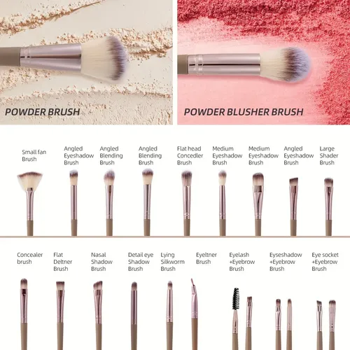 Brochas De Maquillaje Profesionales Y Herramientas Cosmética