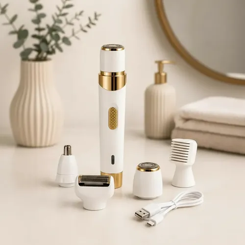 Depilación Y Recorte Inalámbrica Lady Shaver 4 En 1