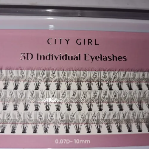 Pestanas City Girl 3d Individuales Pelo X Pelo Abanicos