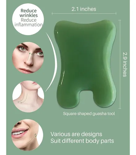 Herramientas De Masaje Gua Sha Mohern – 4 Piezas Para Cara