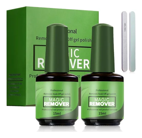 Removedor De Gel Para Uñas Cosmoo 15 Ml (2 Piezas)