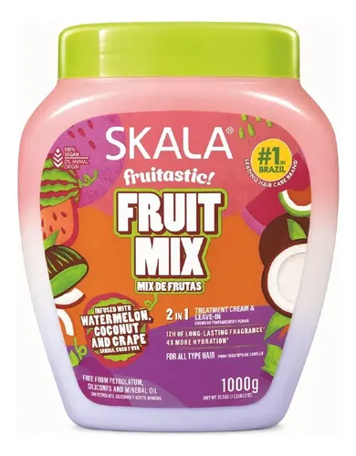Tratamiento Y Crema De Peinar Fruit Mix Frutastic 1kg Skala